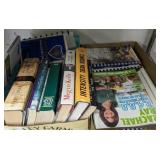 GROUP OF COOK BOOKS, NOVELS, MISC