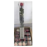 CASE OF FAUX ROSES