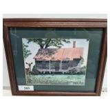 FRAMED FARM SCENE 16X12 SIGNED AND NUMBERED