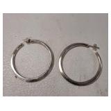 925 2IN HOOP EARRINGS