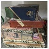 ASSORTED CIGAR BOXES