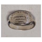 TIFFANY AND CO RING SZ 6