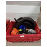 TOTE OF CAR ACCESSORIES-OIL CHANGE PAN, LUG