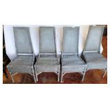 4 WICKER CHAIRS