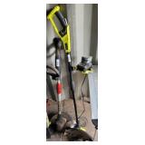 RYOBI EDGER W/ BATTERY AND CHARGER