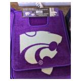 2 PC CAR RUG SET GROUP K STATE