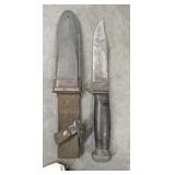 USN MK1 SEA BEES KNIFE IN SHEATH