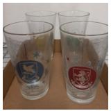 HARRY POTTERY BEER GLASSES