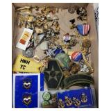 MILITARY PATCHES AND PINS, MISC