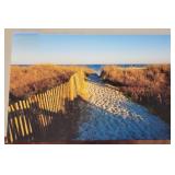 BEACH SCENE ON CANVAS