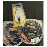 IRWIN BLADES AND CHALK LINE