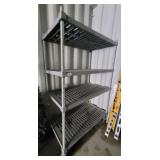 SHELVING UNIT ON CASTERS