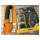 FISKARS FOLDING SAW, CHALK LINE