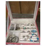 JEWELRY BOX AND CONTENTS