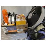 WAFFLE MAKER, ASSORTED ITEMS