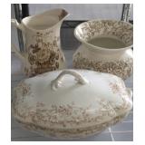 ENGLISH PORCELAIN SERVING PCS