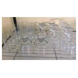 BAR GLASSES, STEMS,M ISC