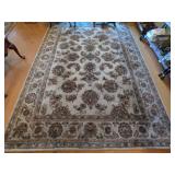 HAND MADE WOOL PILE INDIA 8X11 AREA RUG