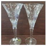 WATERFORD CRYSTALCHRISTMAS NIGHT FLUTES