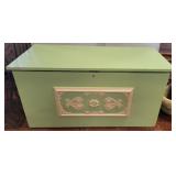 PAINTED CEDAR CHEST