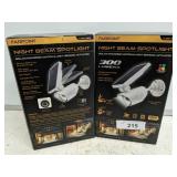 PAIR NIGHT BEAM SPOT LIGHTS LED