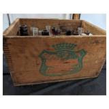 CANADA DRY CRATE AND VINTAGE BOTTLES