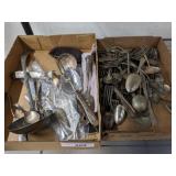 ASSORTED SILVER PLATED FLATWARE