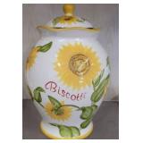 BISCOTTI SUNFLOWER JAR