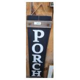 WOODEN PORCH SIGN