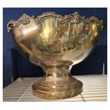 EARLY SILVER PLATED BANQUET PUNCH BOWL