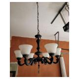 6 LIGHT HANGING CHANDELIER