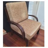 UPHOLSTERED SEAT AND BACK ARM CHAIR