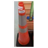 4 TRAFFIC CONES MARKED CHRIST UNITED