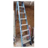 WERNER 8 FT FIBERGLASS A FRAME LADDER