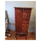 5 DRAWER JEWELRY ARMOIRE