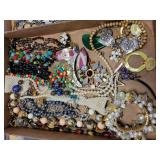 TRAY OF COSTUME JEWELRY