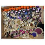 TRAY OF COSTUME JEWELRY