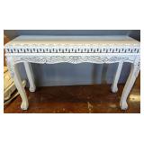 PAINTED/DISTRESSED SOFA TABLE