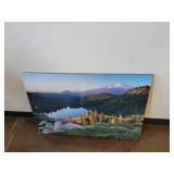 UNFRAMED MOUNTAIN SCENE ON CANVAS