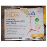 HDX HALOGEN WORK LIGHTS W/ TRIPOD