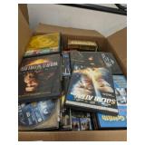 BOX OF DVDS