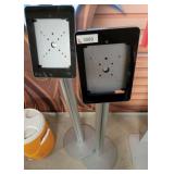 2 TABLET HOLDERS ON STANDS