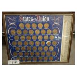 STATES OF UNION SOLID BRONZE COLLECTOR COIN SET