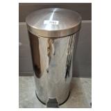 HANDS FREE STAINLESS/CHROME  TRASH CAN