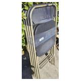 4 SAMSONITE FOLDING CHAIRS