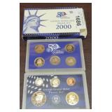 2000 US MINT PROOF SET WITH QUARTERS