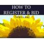 HOW TO REGISTER & BID: *Read, don't bid here*