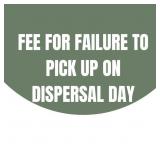 FEE FOR FAILURE TO PICK UP ON DESIGNATED DAY