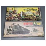 (2) AURORA TANK MODEL KITS