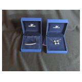 2 SWAROVSKI NECKLACES W/ BOXES